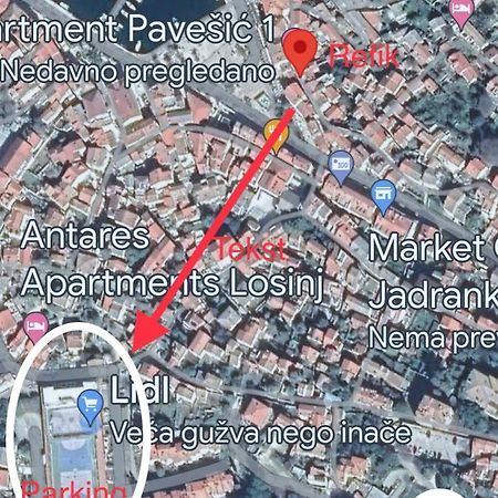 Apartman Refik Daire Mali Lošinj Dış mekan fotoğraf
